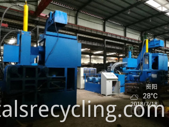 Y83W-630 Steel Scissel Chip Horizontal Briquette Machine for Recycling